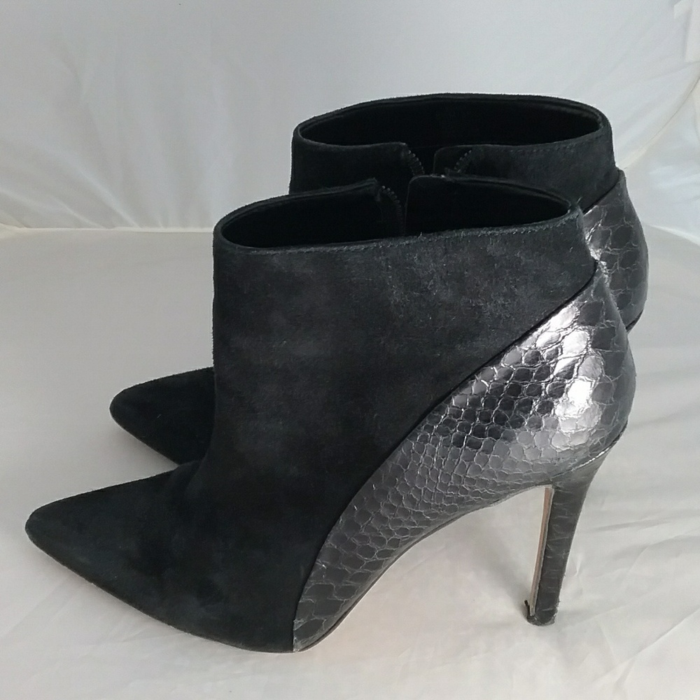 Black ankle boots